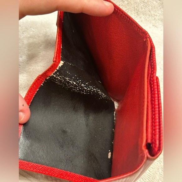 Louis Vuitton Red Epi Leather Elise Wallet - Picture 6 of 6